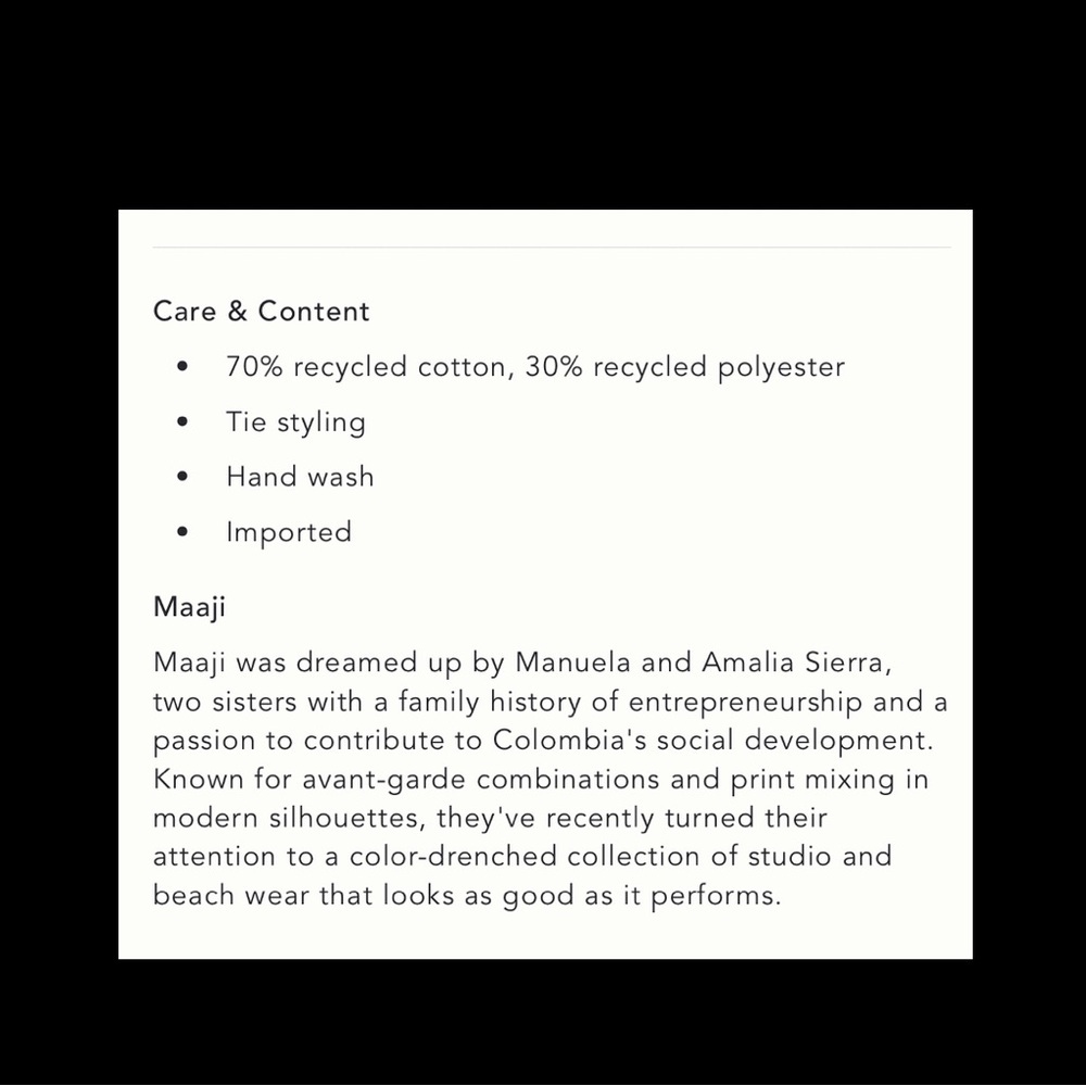 Maaji Summer Dunes Cover Up/ Belted Sweater. - Picture 11 of 11